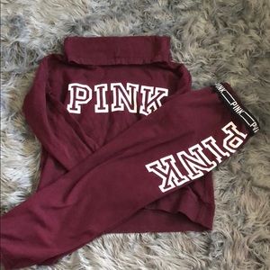 Victoria Secret Pink Sweatsuit (Hoodie&Pants)